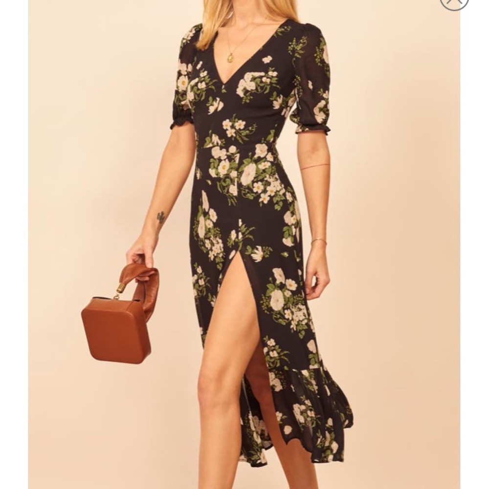 NEW Reformation Nantes Floral Dress
